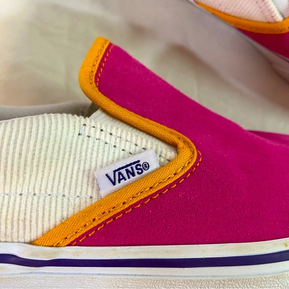 Vans Classic Slip-On Platform Color Block
Sneaker P Mini Cord Multi/White Sz 9.5 - Picture 1 of 10